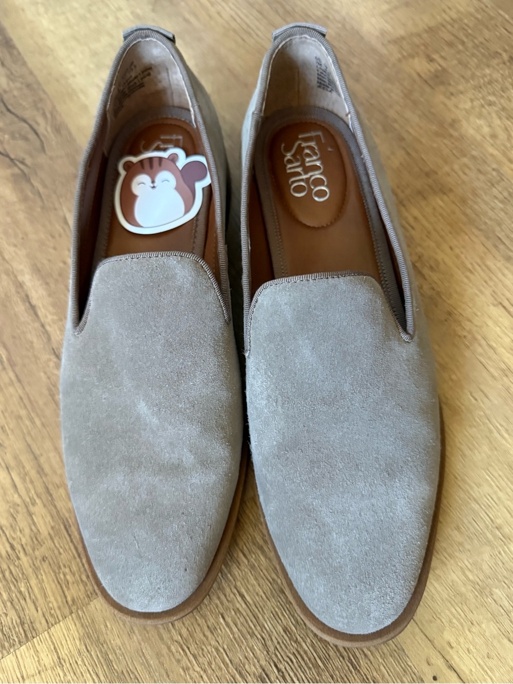Franco Sarto Jeena Cocco Suede Venetian Slip-On Loafers